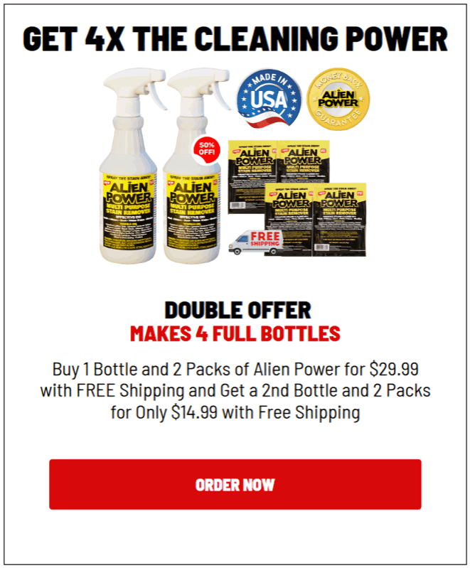 Alien Power Cleaner offer price 